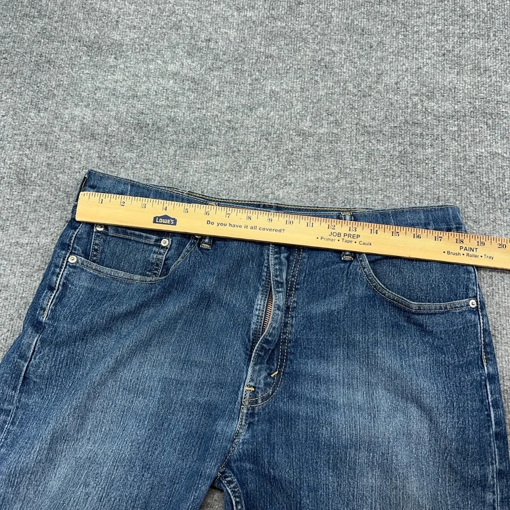 Levi's 505 Jeans Mens‎ 38x30 (FITS 36) Blue Denim Original Straight Fit Stretch